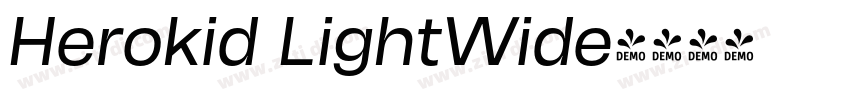 Herokid LightWide字体转换